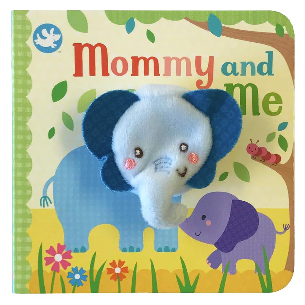 Mommy and Me Finger Puppet Board Book for babies and toddlers, new moms, baby shower or Mother's Day gifts (Finger Puppet Book) cover image