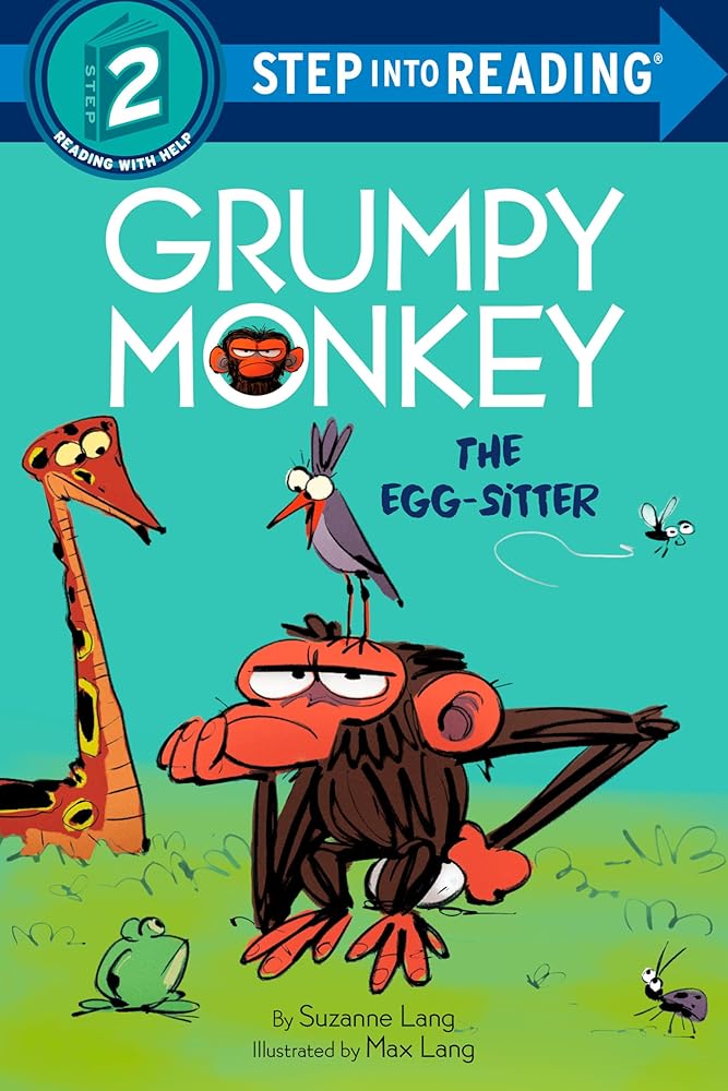 Grumpy Monkey The Egg-Sitter (Grumpy Monkey Step Into Reading) cover image
